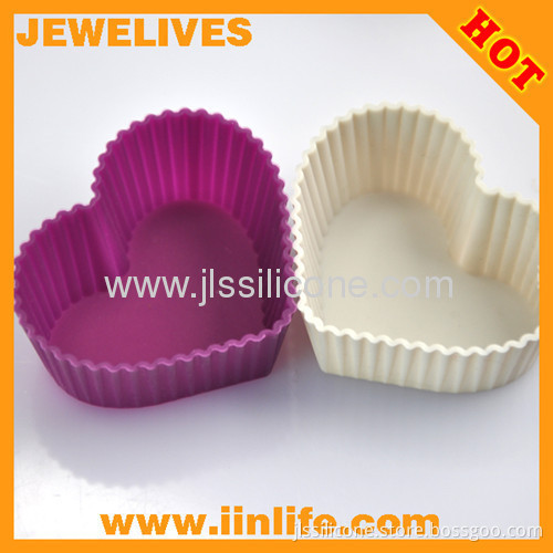 Sweet Heart Silicone Bakeware Cupcake Mold